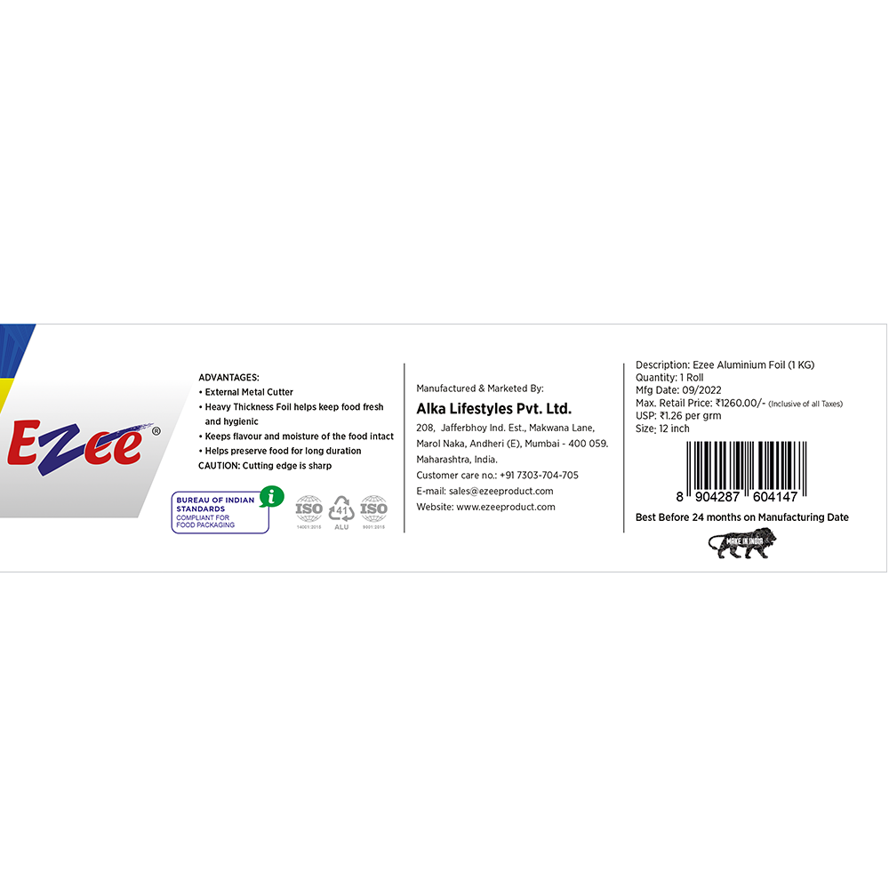 Ezee Aluminium foil 1 Kg Regular