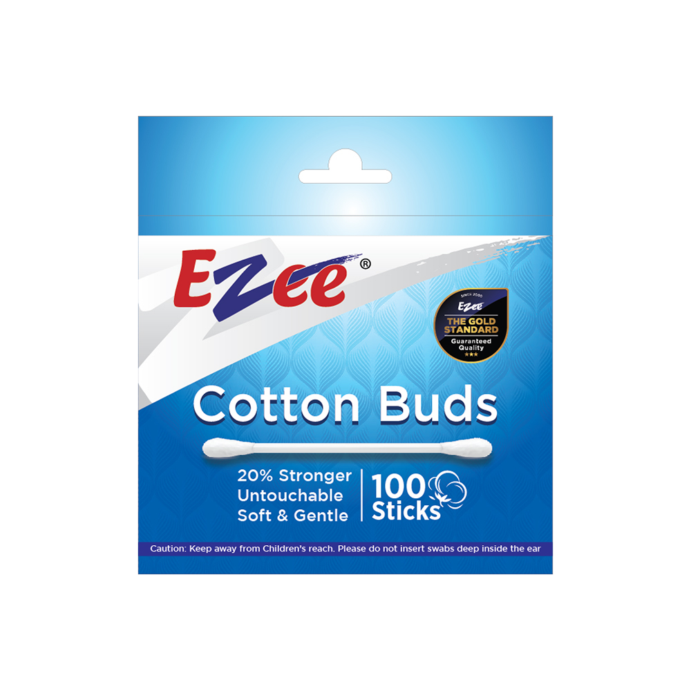 Ezee Cotton Ear Buds 100 Pieces