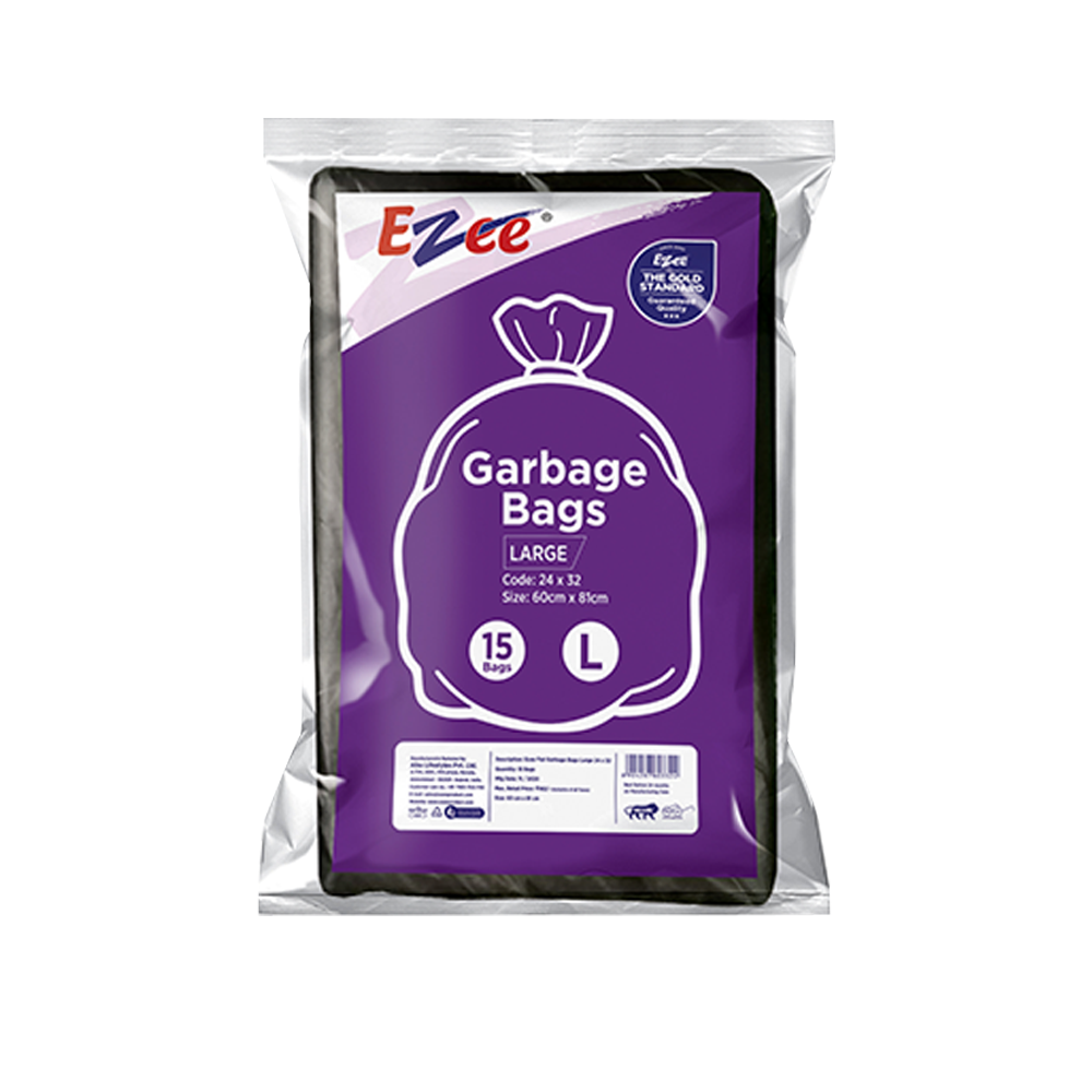 Ezee Garbage Bags Large 24 x 32 Flat