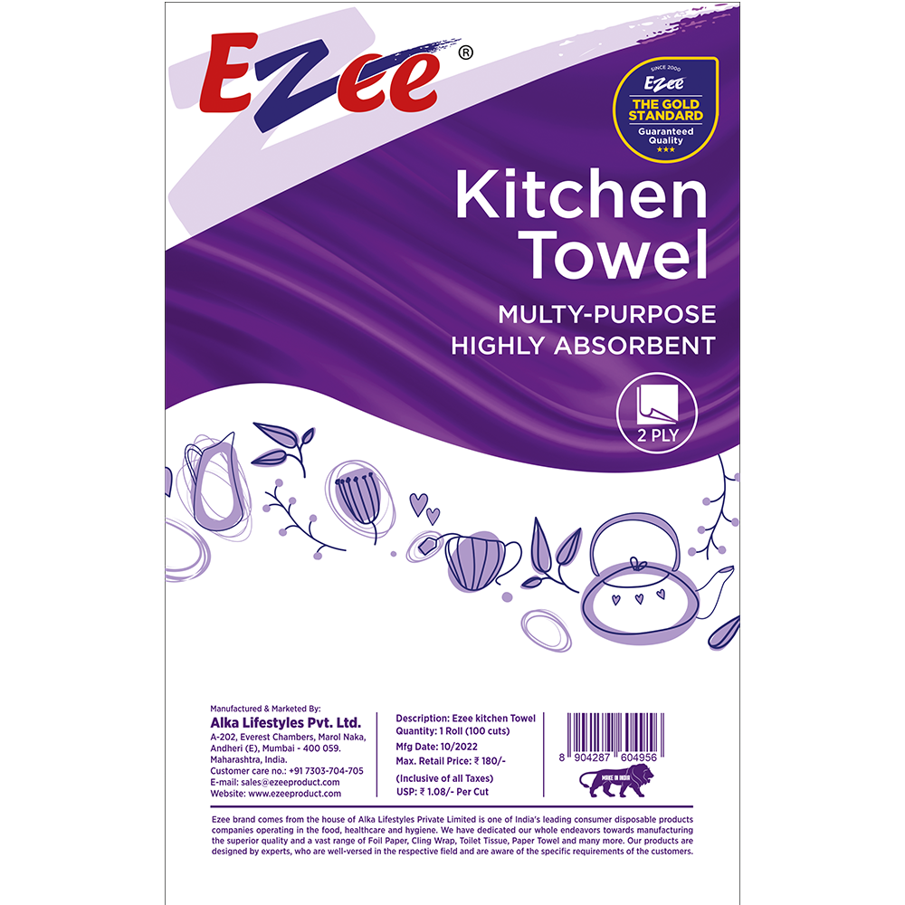 Ezee Kitchen Towel 100 Cuts